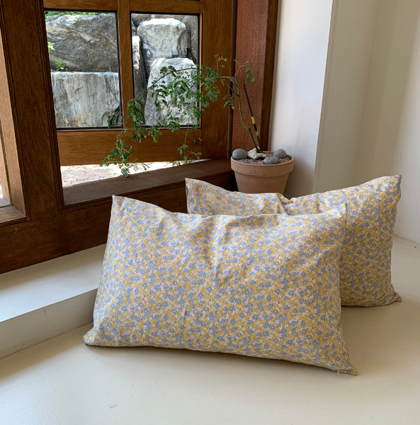 [asob] Hey Flower Pillow Cover