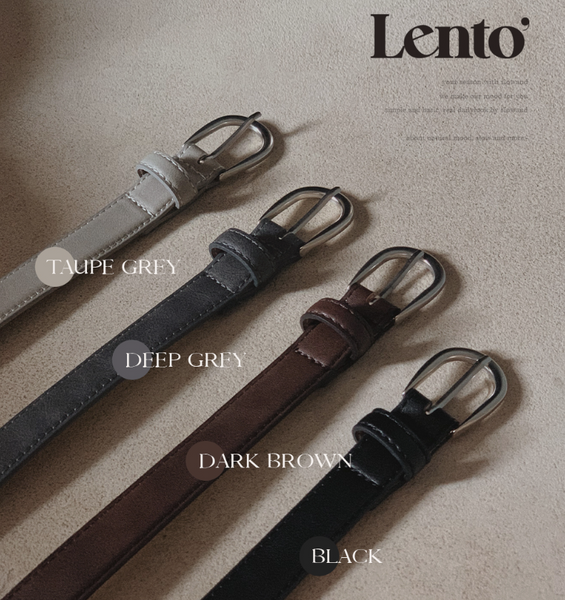 [SLOWAND] # LENTO Classic Belt