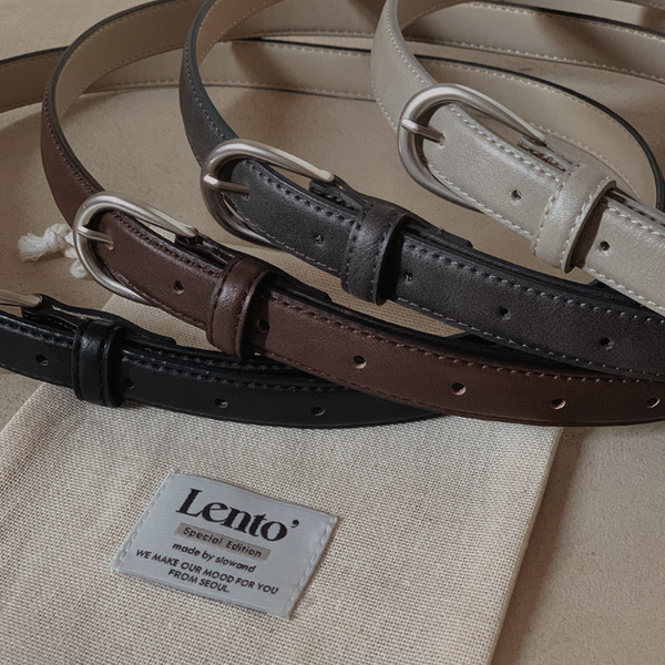 [SLOWAND] # LENTO Classic Belt