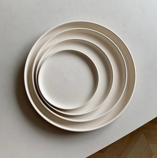 [SINON SHOP] Flat Round Plate (4 size)