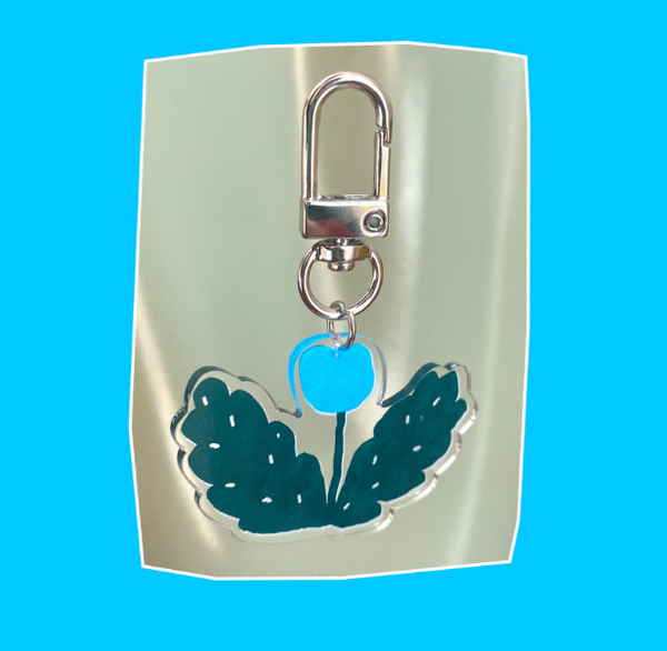 [greenyeveryday] Cheery Flower Keyring