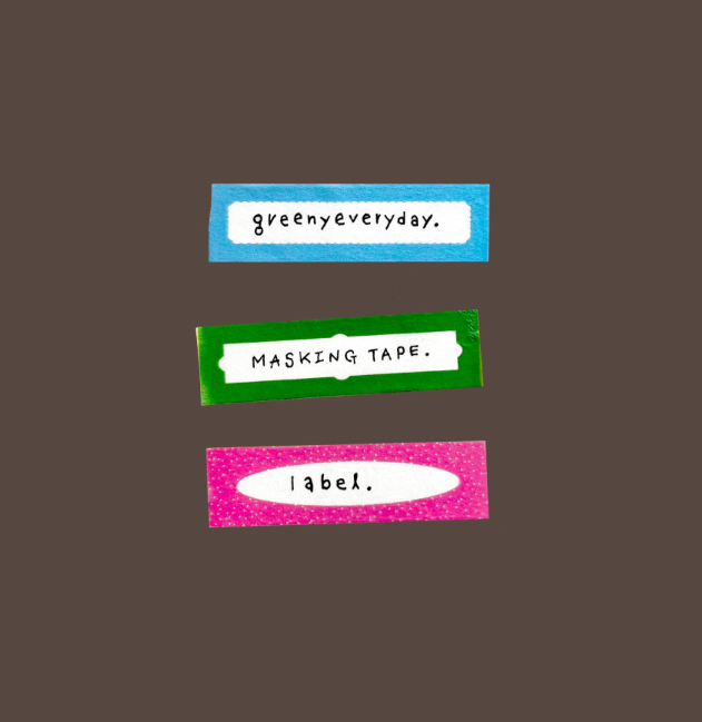 [greenyeveryday] Autumn Masking Tape