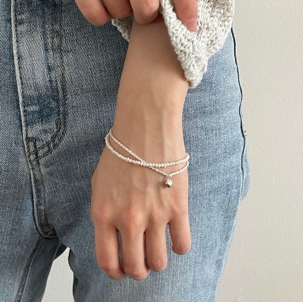 [DUNGEUREON] Sand Heart Silver Bracelet