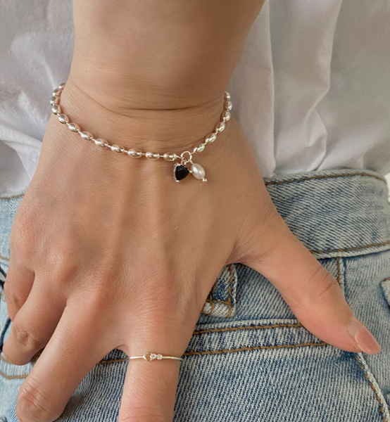 [uable] Colour Heart Cubic Bracelet