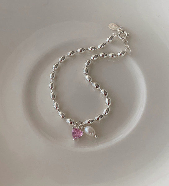 [uable] Colour Heart Cubic Bracelet