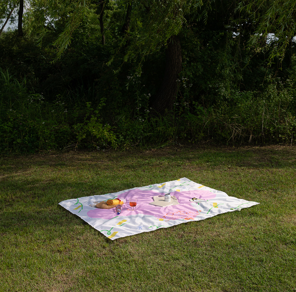 [livework] Big Flower Garden Picnic Mat