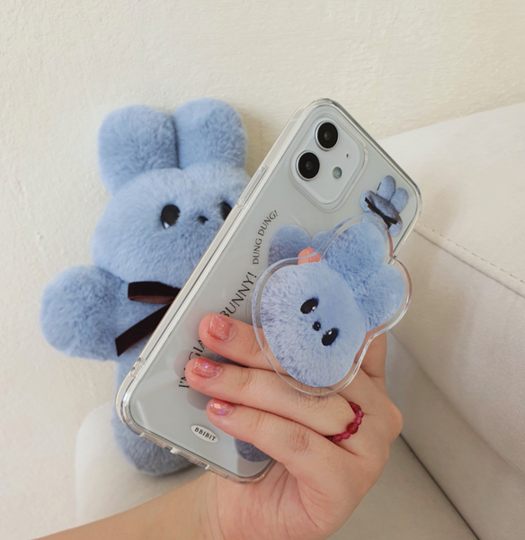 [BBIBIT] Giant Bunny Dung Dung Jelly Hard Case (Sky)