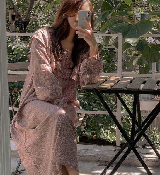 [Juuneedu] Leaf Lace Pajama Set