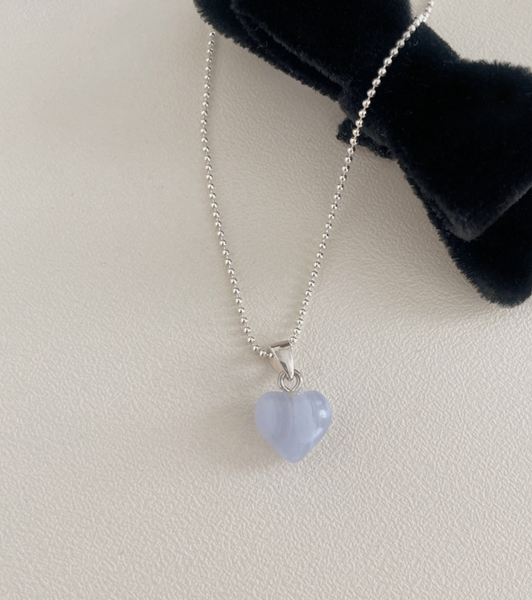 [SOYE PI-NE] Pearl Heart Necklace