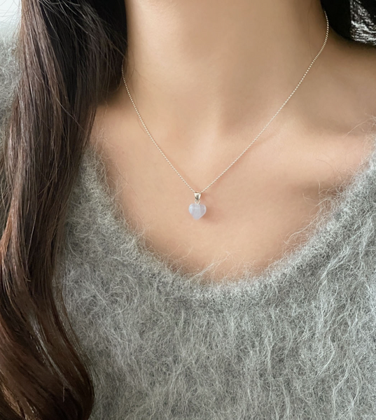 [SOYE PI-NE] Pearl Heart Necklace