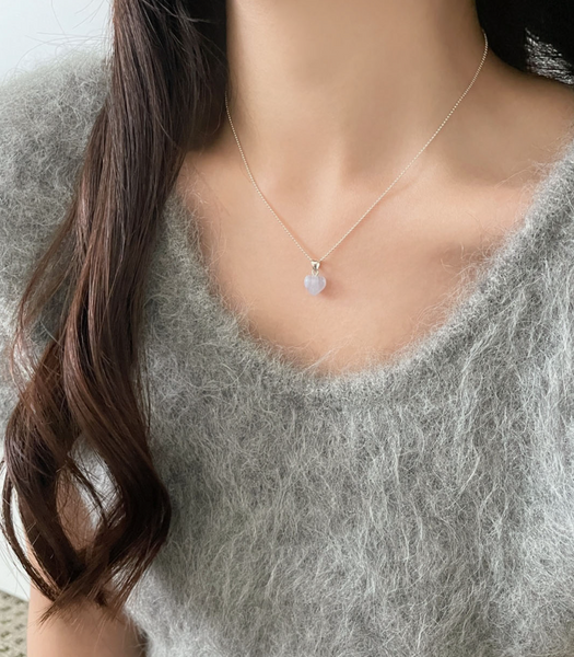 [SOYE PI-NE] Pearl Heart Necklace