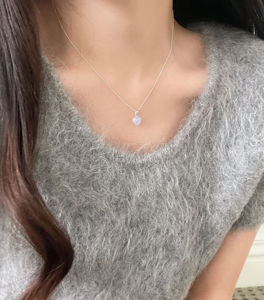 [SOYE PI-NE] Pearl Heart Necklace