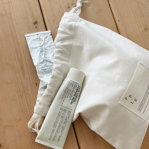 [p.palette] Ribbon Cotton Pouch