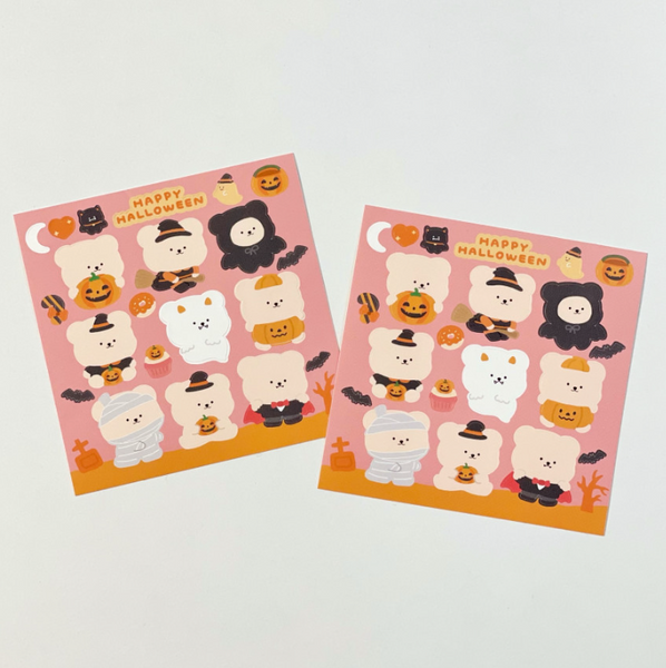 [BAMTOREE] Halloween Sticker (2ea)