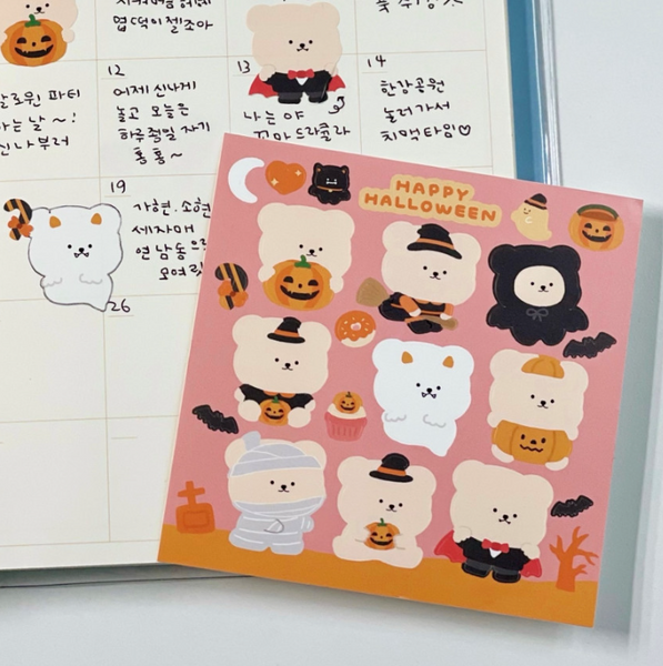 [BAMTOREE] Halloween Sticker (2ea)