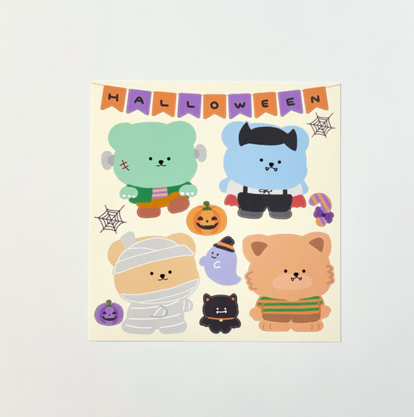 [BAMTOREE] Halloween Removable Stickers