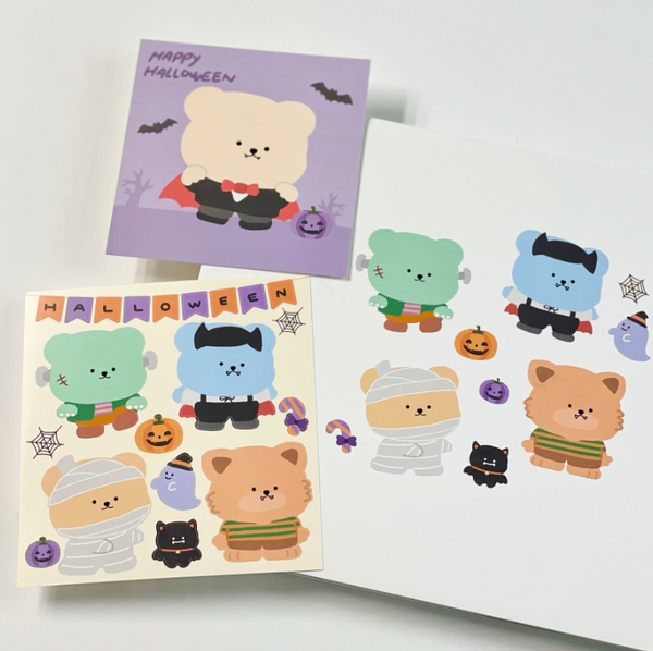 [BAMTOREE] Halloween Removable Stickers