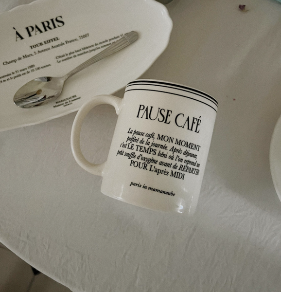 [MAMANAUBE] Pause café Mug 350ml