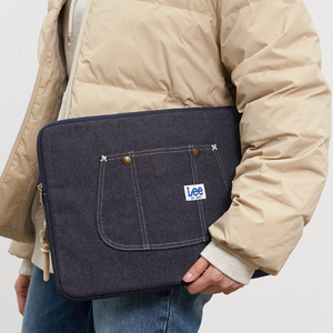 [LEE] Vintage Logo Laptop Pouch Indigo Dark