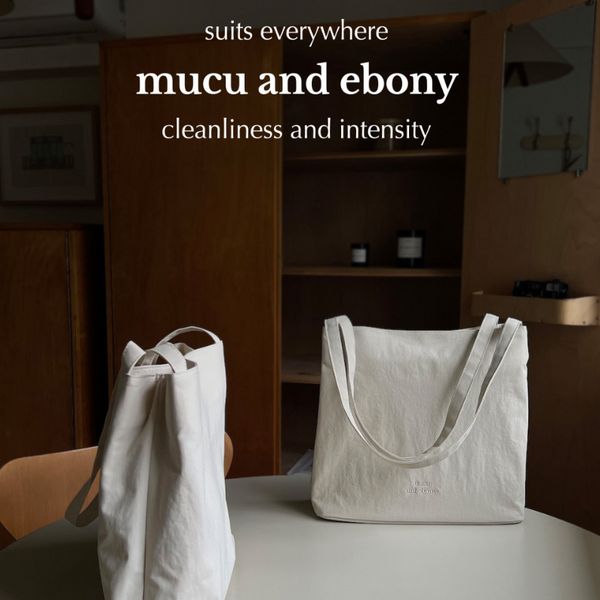 [mucu and ebony] Mild Bag (Ivory)