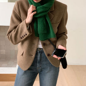 [98°C] Wool Knit Muffler (12 Color)