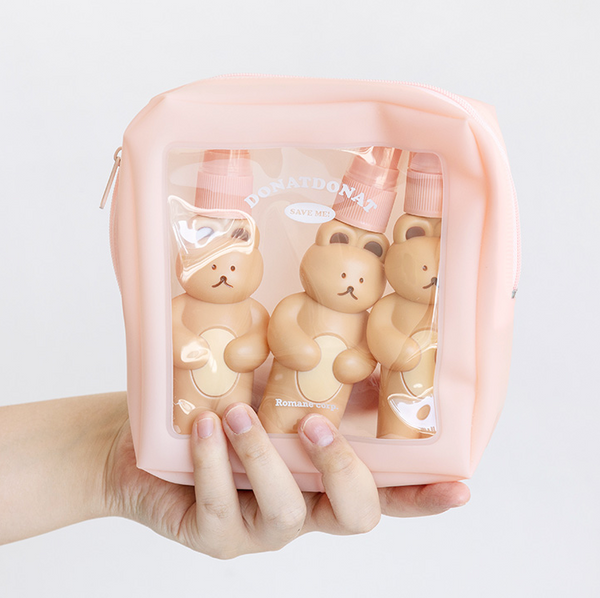 [DONATDONAT] Bear Travel Bottle Set