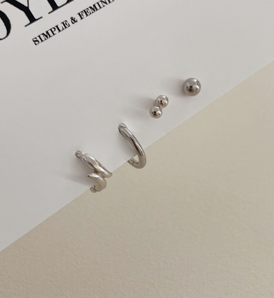 [SOYE PI-NE] Modern Ball Piercing Set