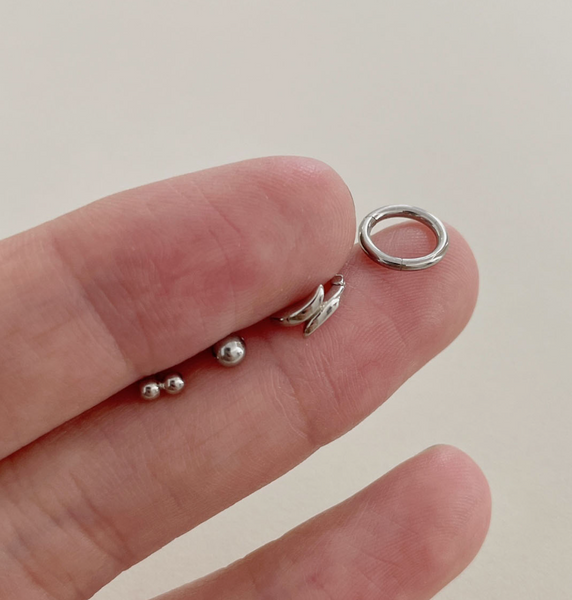 [SOYE PI-NE] Modern Ball Piercing Set