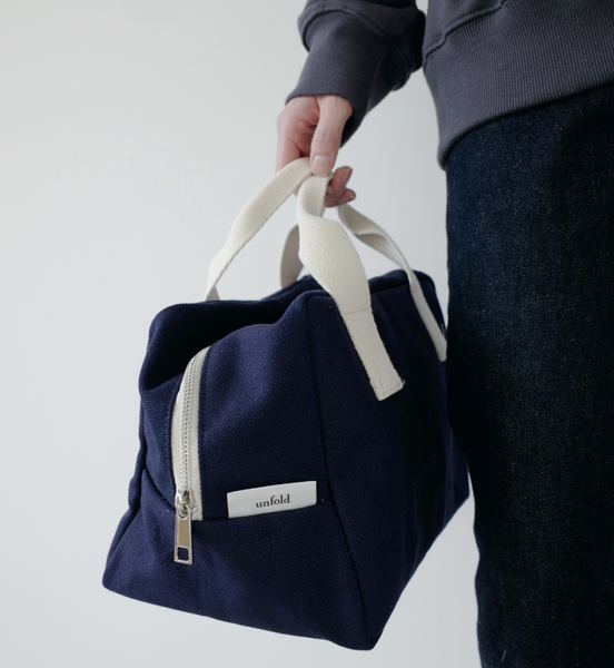 [unfold] Boston Bag (navy)