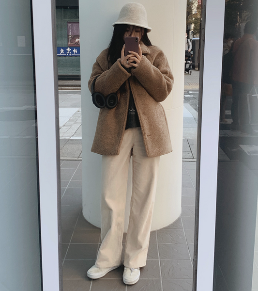 [SLOWAND] # SLOWMADE Today Corduroy Wide Pants (+Long ver)