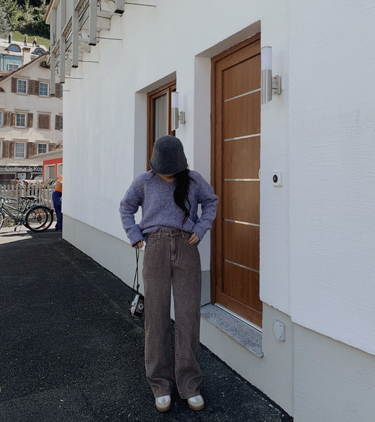 [SLOWAND] # SLOWMADE Today Corduroy Wide Pants (+Long ver)