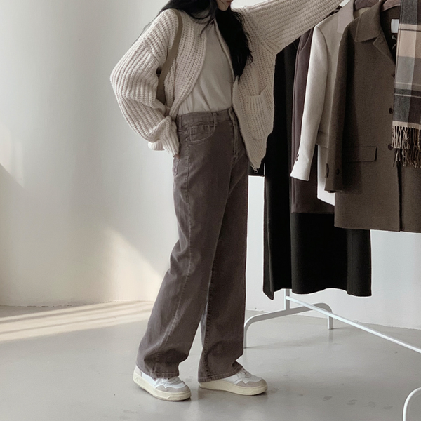 [SLOWAND] # SLOWMADE Today Corduroy Wide Pants (+Long ver)