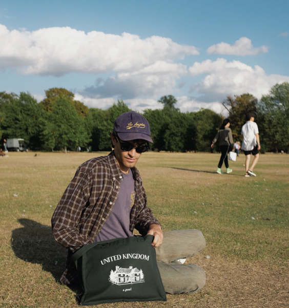 [a.poel] UK Canvas Bag (Green)