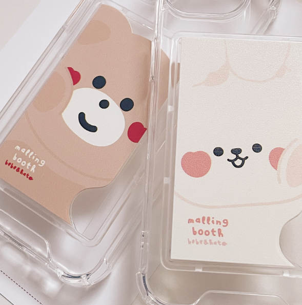 [malling booth] BeBe Hato Card Jelly Phone Case