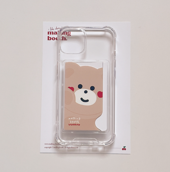 [malling booth] BeBe Hato Card Jelly Phone Case