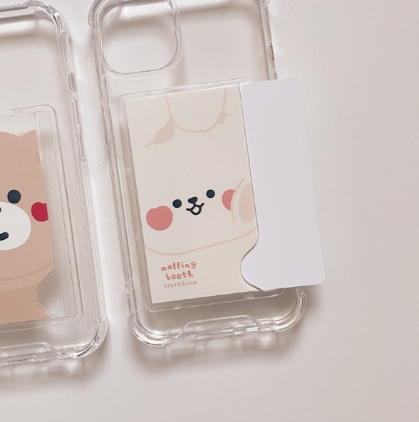 [malling booth] BeBe Hato Card Jelly Phone Case