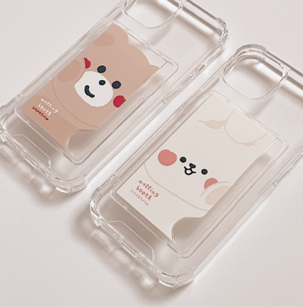 [malling booth] BeBe Hato Card Jelly Phone Case