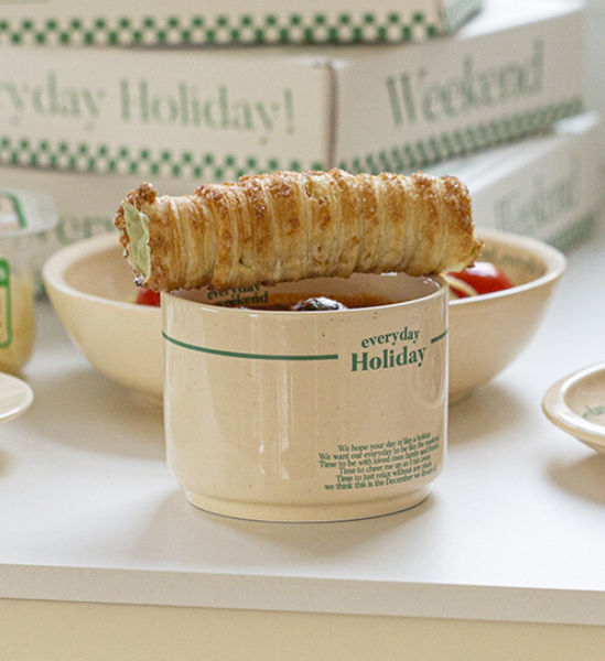 [momur] [weekend 4] Holiday Soup Bowl (Butter Green)