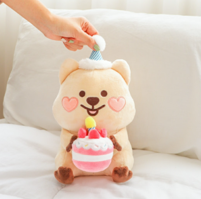 [YOUNG FOREST] Happy Birthday Quokka Plush Doll