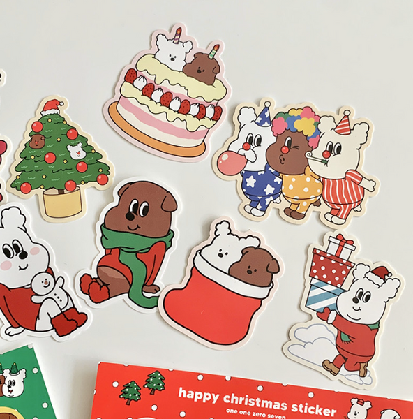 [1107] Christmas Edition Removable Sticker Pack