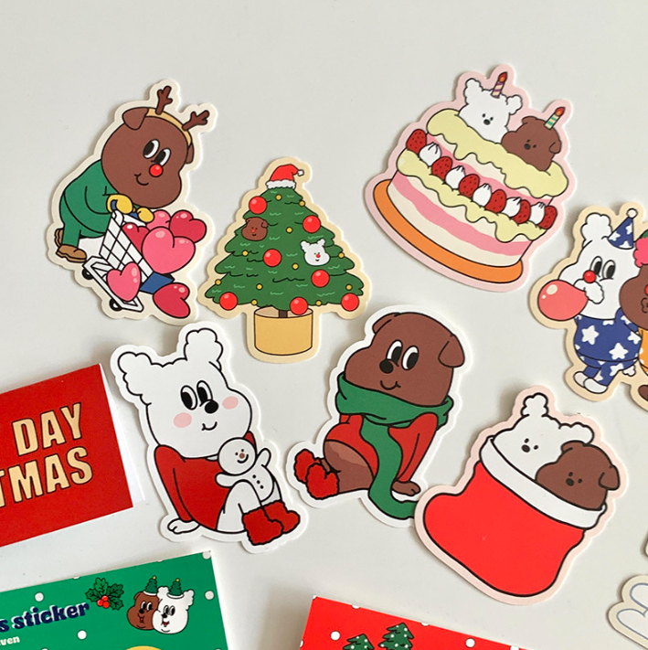 [1107] Christmas Edition Removable Sticker Pack