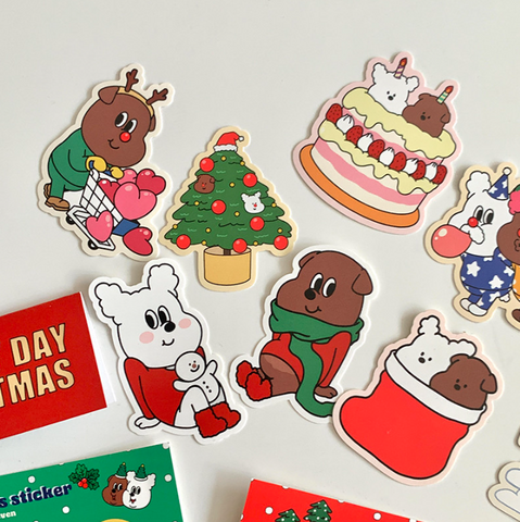 [1107] Christmas Edition Removable Sticker Pack