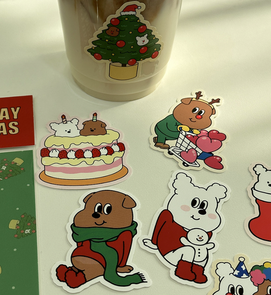 [1107] Christmas Edition Removable Sticker Pack