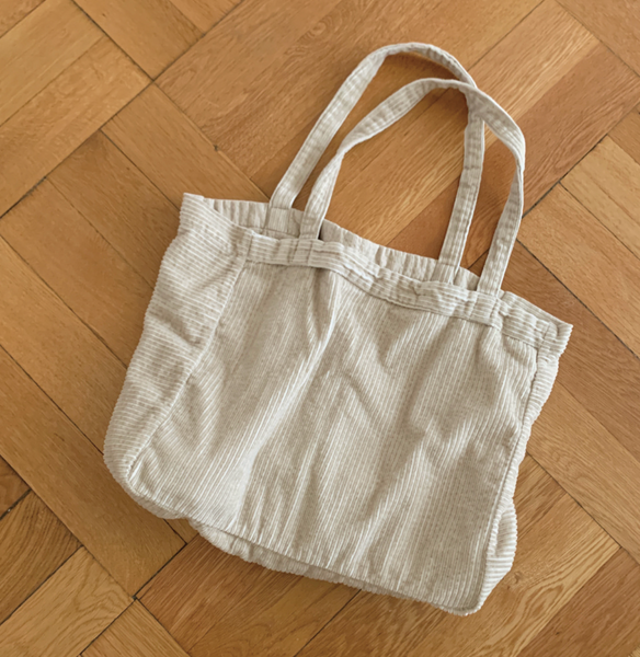 [98°C] Pigment Big Corduroy Shoulder Bag