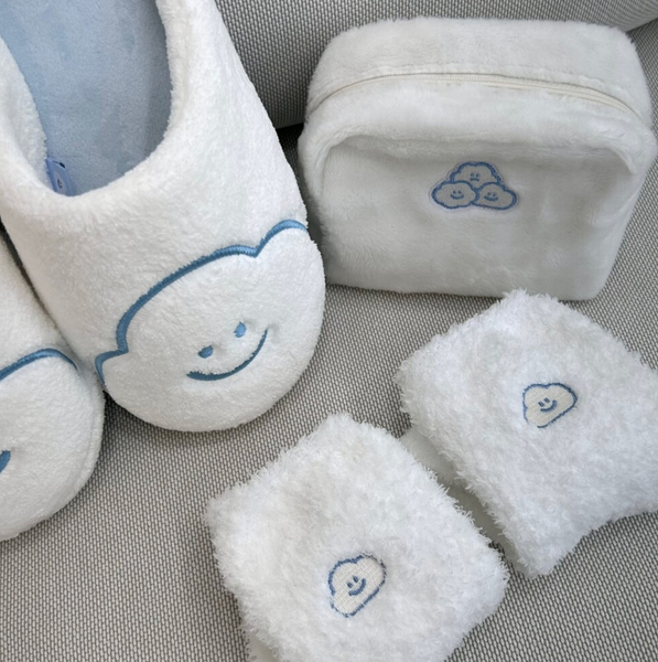 [skyfolio] White Cloud Slippers (Room Shoes)