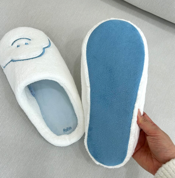 [skyfolio] White Cloud Slippers (Room Shoes)