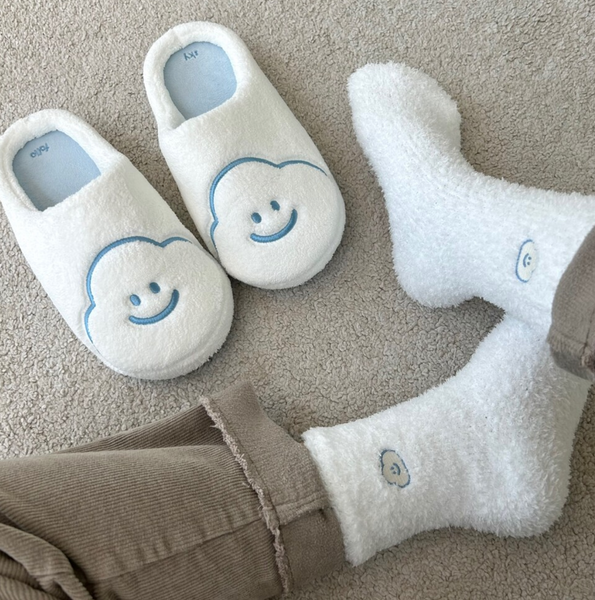 [skyfolio] White Cloud Slippers (Room Shoes)