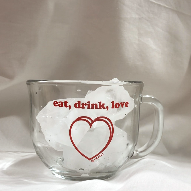 [MAZZZZY] Eat, drink, love Cereal Mug 473ml