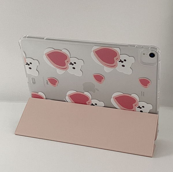 [MAZZZZY] Muffin Pattern Ipad Case (Sand Pink)