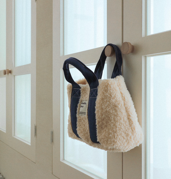 [studio. joee] Boucle Plump Bag (Ivory)